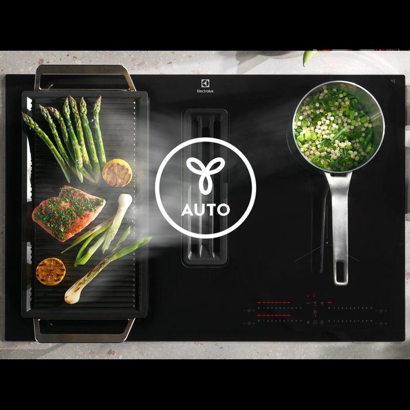 Electrolux KCC83443 S funkciou Hob2Hood® sa odsávač pár nastaví automaticky