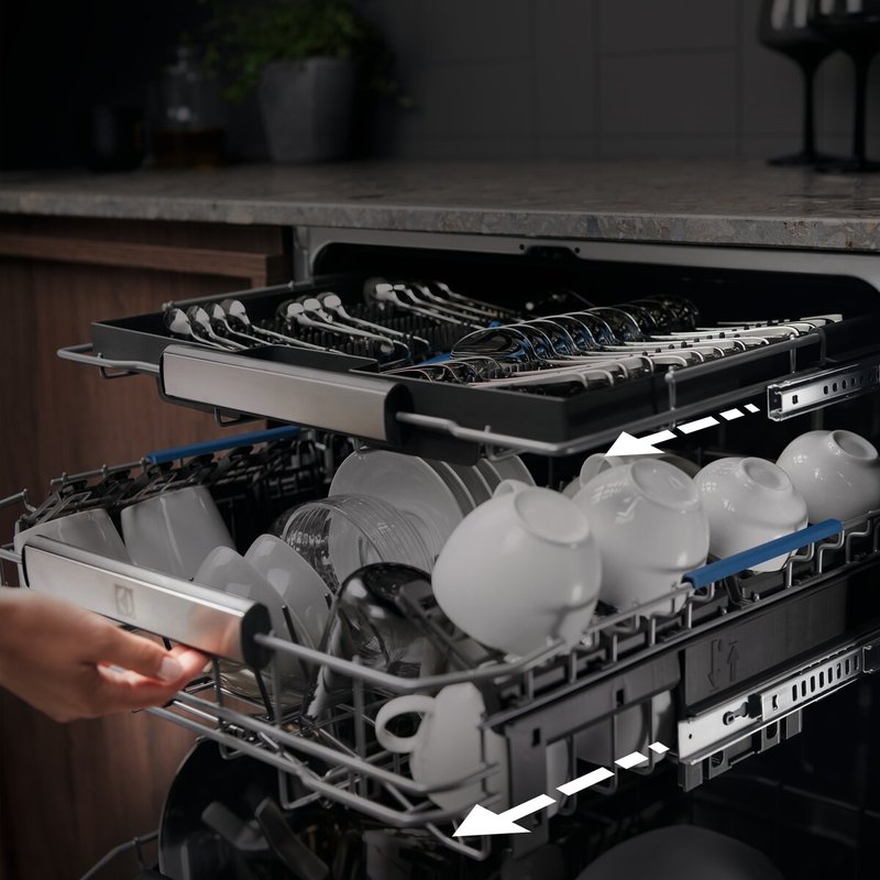 Electrolux KEZA9310W ComfortRails - šetrné k vášmu riadu