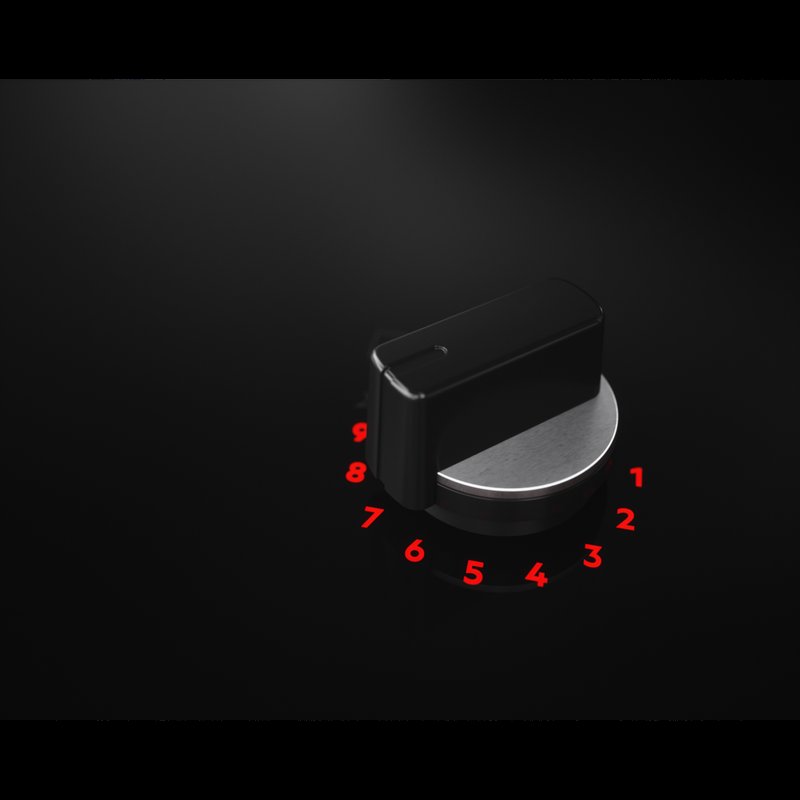 Electrolux KGG643753K Jednoduchá voľba intenzity plameňa podľa živých diód LED FlameLight