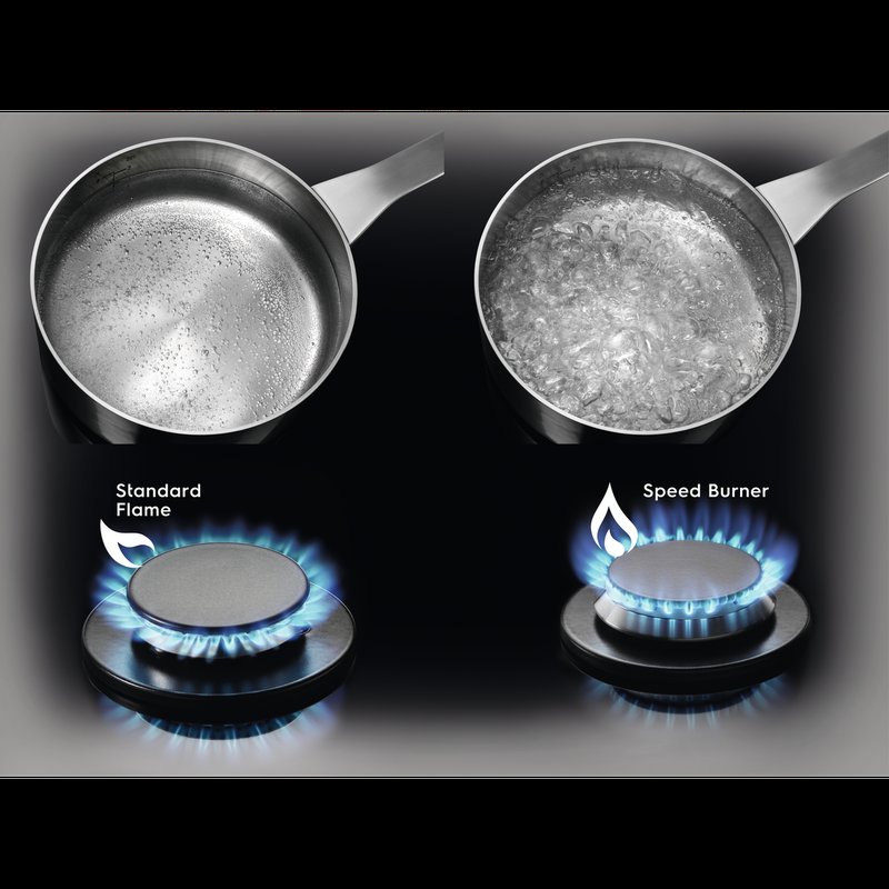 Electrolux KGG75362K Horák Speed Burner pre rýchle varenie