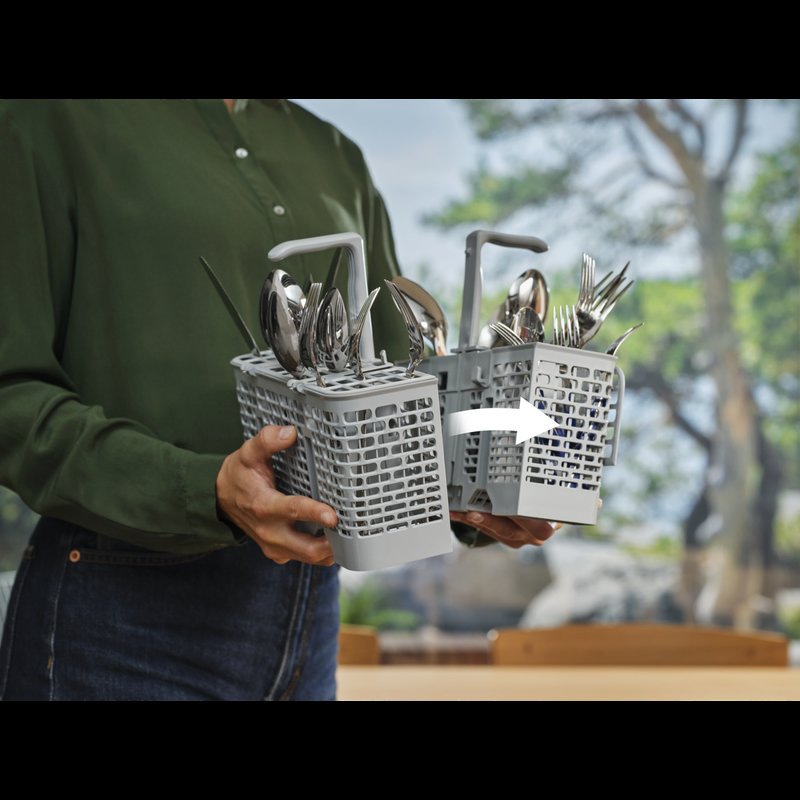 Electrolux KL87X200T Všestranné koše s držiakmi na poháre a dvojdielnym košom na príbory