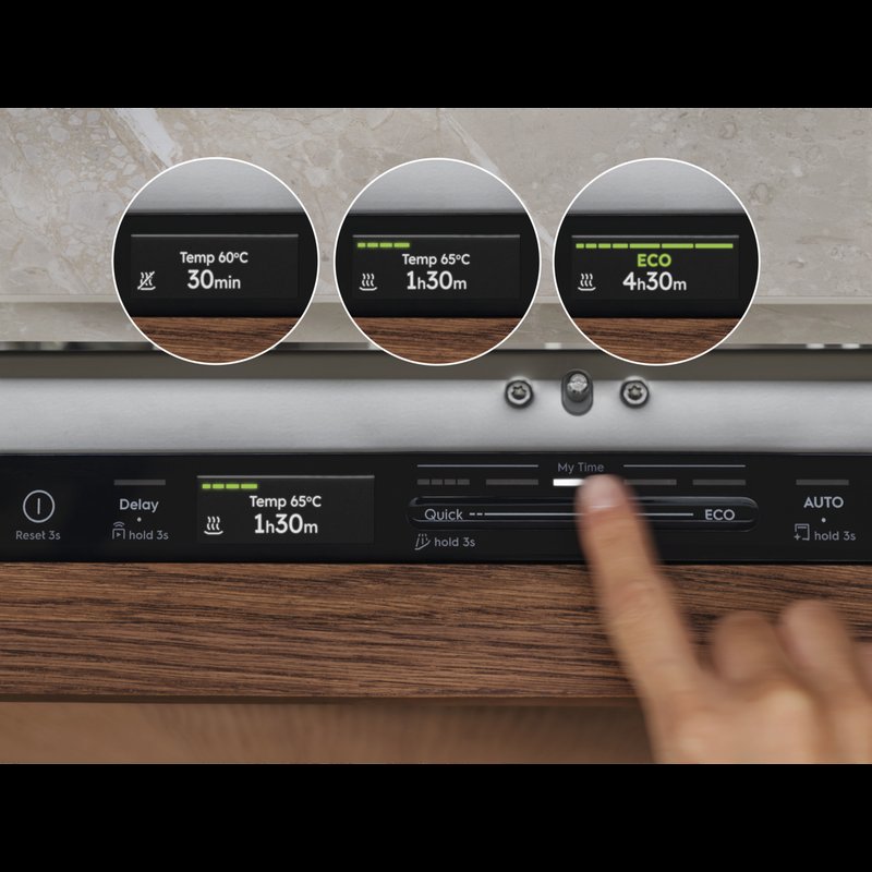 Electrolux KL92A110T Stačí zvoliť dĺžku cyklu. Netreba si vyberať z programov