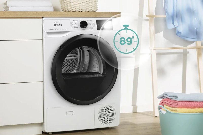 Gorenje DPNE82/GNLWIFI — Skvelý výsledok sušenia už za 89´. Rýchlejšie ako kedykoľvek predtým.
