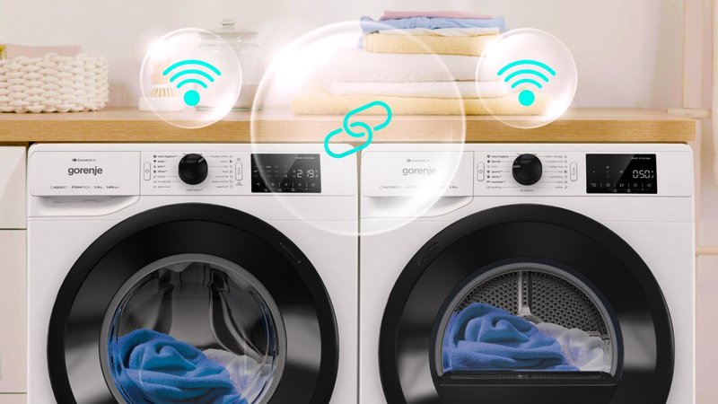 Gorenje DPNE82GNLWIFI/B — Navrhuje ideálne sušenie po prispôsobenom praní