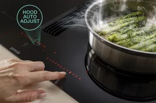 Gorenje GEH8433BSCWF — Automaticky regulované odsávanie