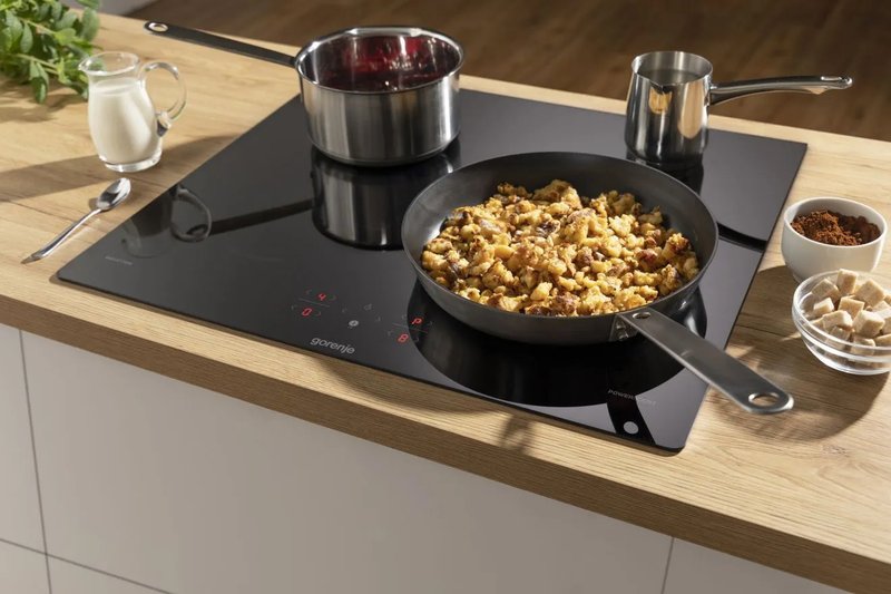 Gorenje GI6401WSC — Všetky varné zóny sú umiestnené s ohľadom na frekvenciu a účel používania.