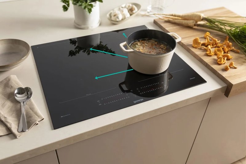 Gorenje GI6432BSCE — Presuňte hrniec, zachovajte nastavenie