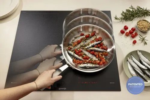 Gorenje GI6433SRWF — Super rýchla a tichá detekcia hrncov na všetkých varných zónach