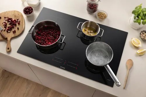 Gorenje GIC8422BSC — Všetky varné zóny sú umiestnené s ohľadom na frekvenciu a účel používania.