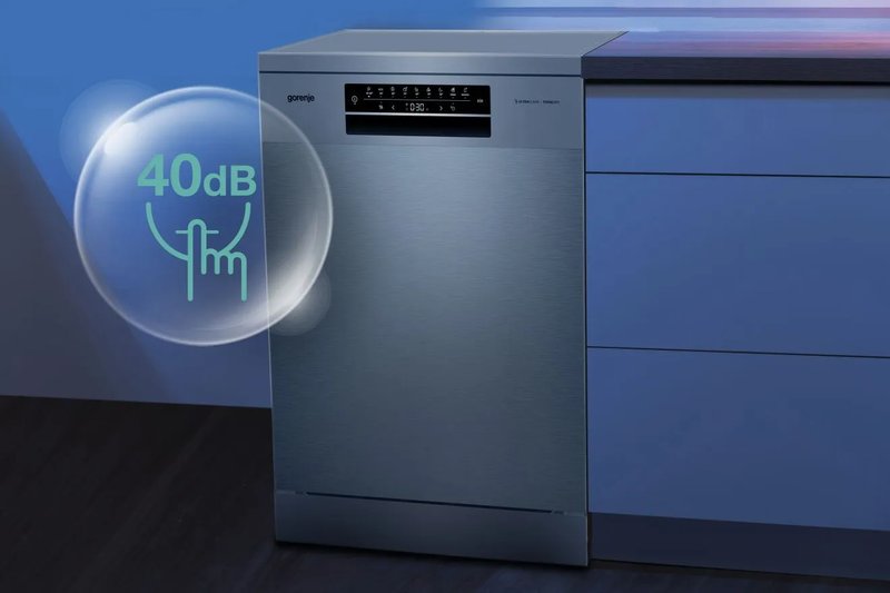 Gorenje GS673C60X — Pripravená na umývanie v noci