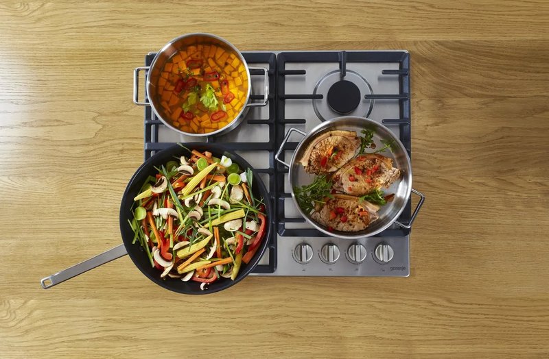 Gorenje G642AB — Dostatok priestoru pre každú panvicu či hrniec