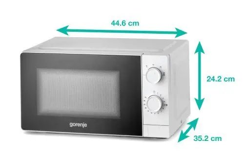 Gorenje MO20CE1W5 — More space for you, less space for your microwave