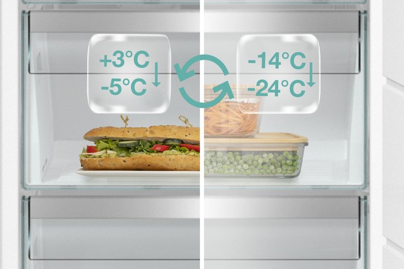 Gorenje NRKI517E61WF — Jedným tlačidlom z mrazničky do chladničky