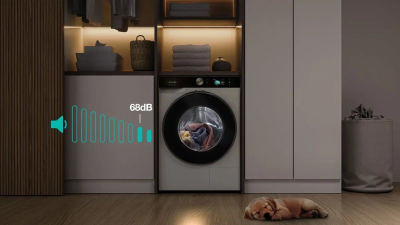 Gorenje WG814A5T4 — Tiché pranie aj pri vysokých otáčkach