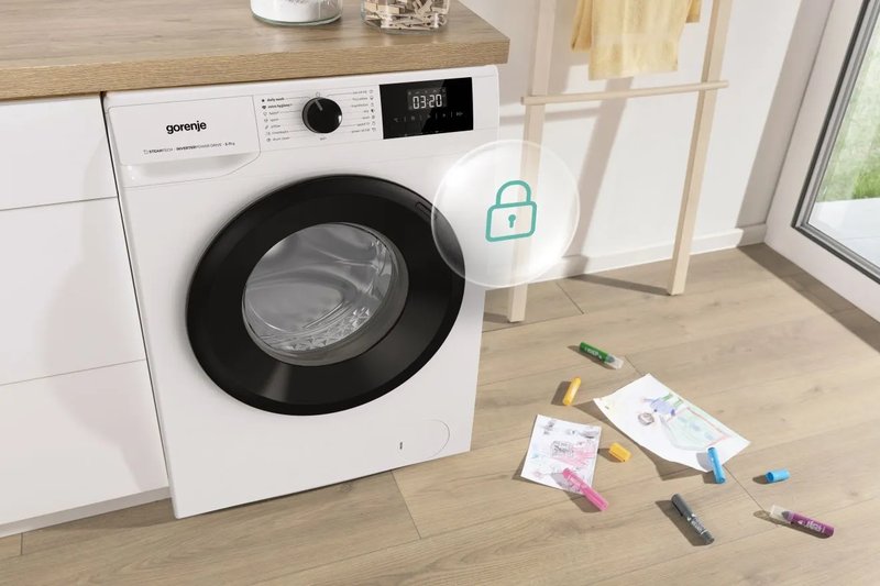 Gorenje WNGPI61SBS — Bezpečie pre zvedavé deti