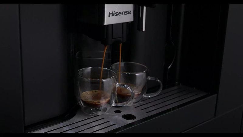 Hisense CM4340DBG — Make two coffee with one press