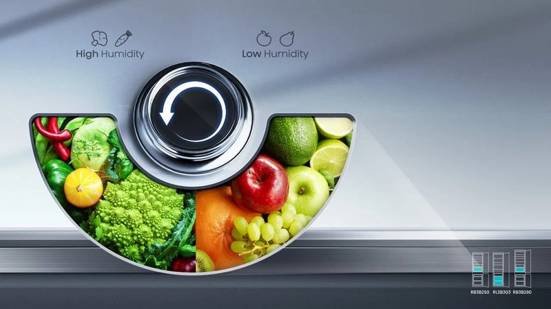 Hisense RB5B250SSWC — Moisture Fresh Crisper s reguláciou vlhkosti
