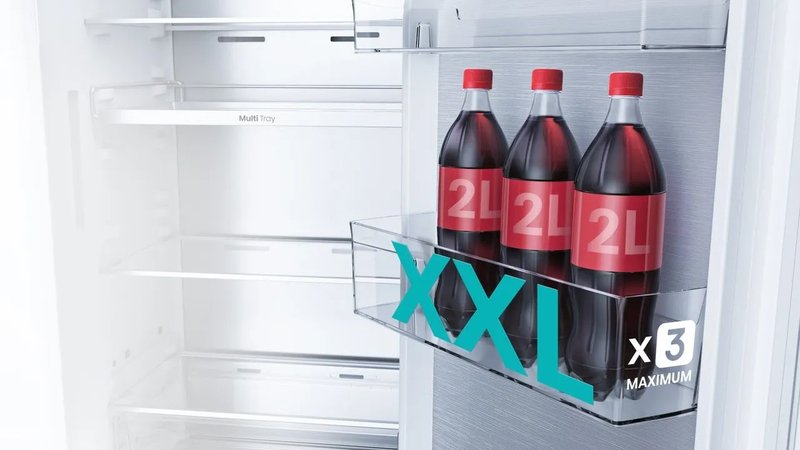 Hisense RB5B250SSWC — XXL priehradka vo dverách