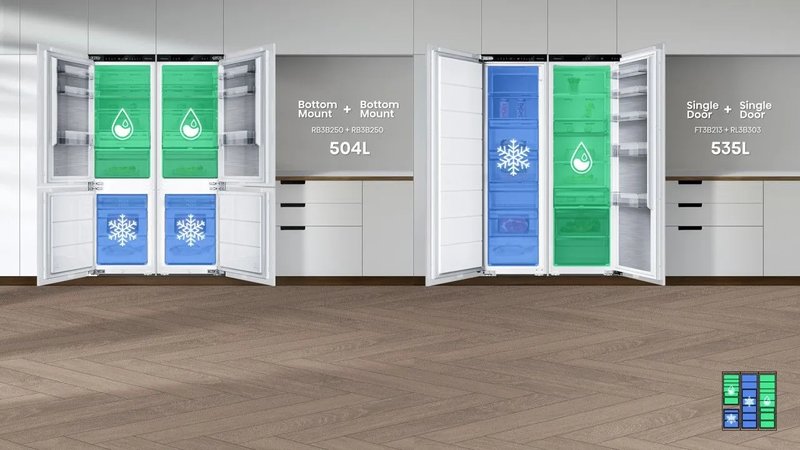 Hisense RB5B250SSWC — Voľne kombinovateľné riešenie