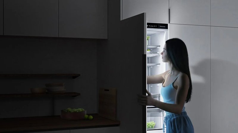 Hisense RB5B280SSWC — Jemné LED osvetlenie