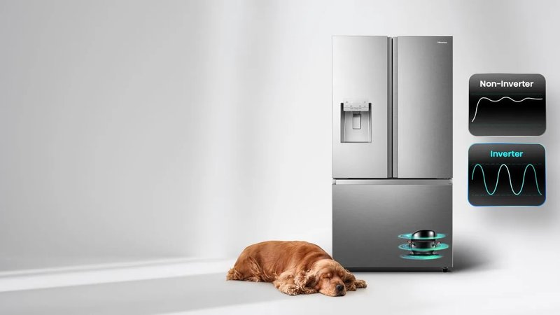 Hisense RF540N4SBF2 — Invertorový kompresor