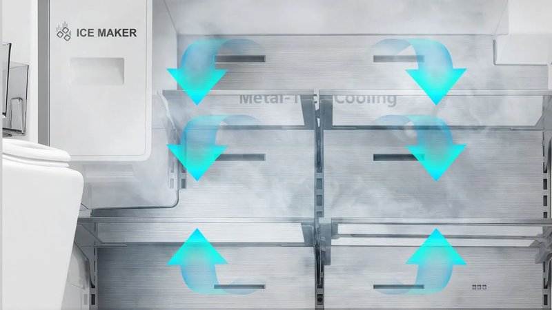 Hisense RF540N4WIE — Multi Air Flow