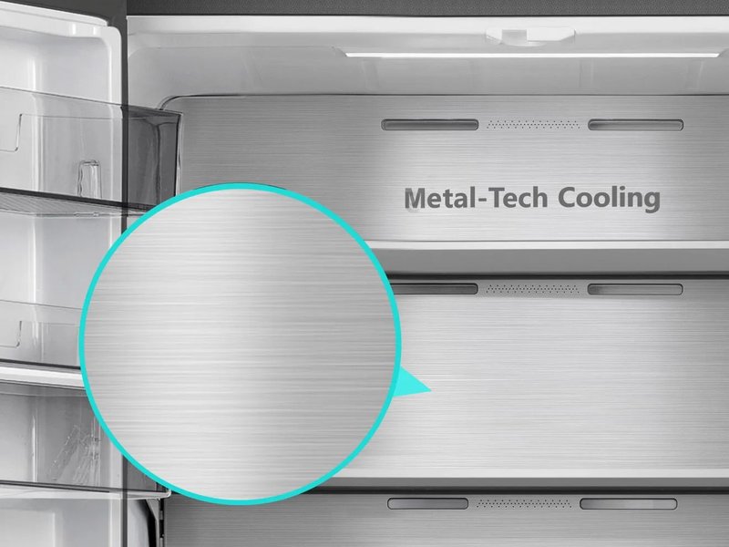 Hisense RF749N4SWSE — Metal-Tech Cooling