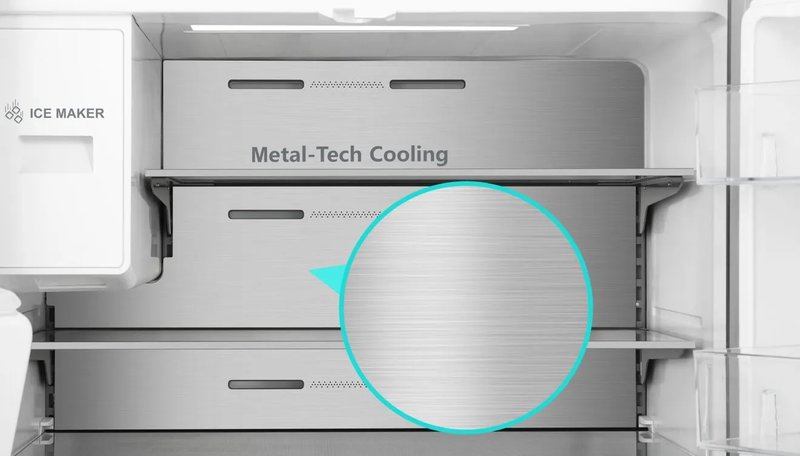 Hisense RF815N4SESE — Metal-Tech Cooling