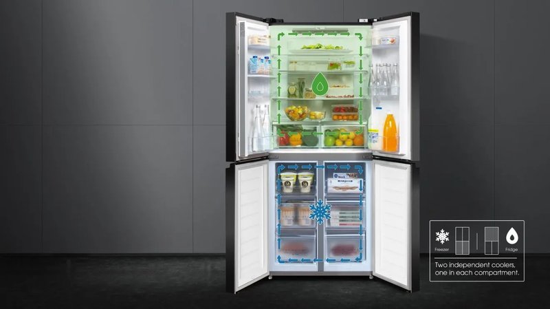 Hisense RQ5N465NECE — Dual-Tech chladenie