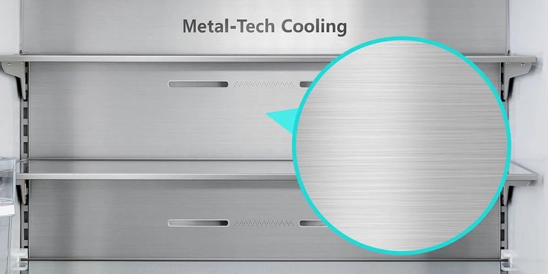 Hisense RQ5P470SAFE — Metal-Tech chladenie