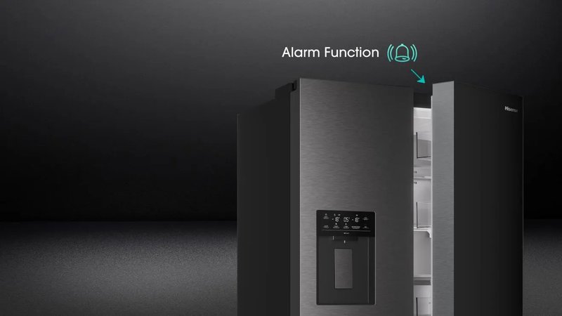 Hisense RQ5P640SSKD — Alarm otvorených dverí