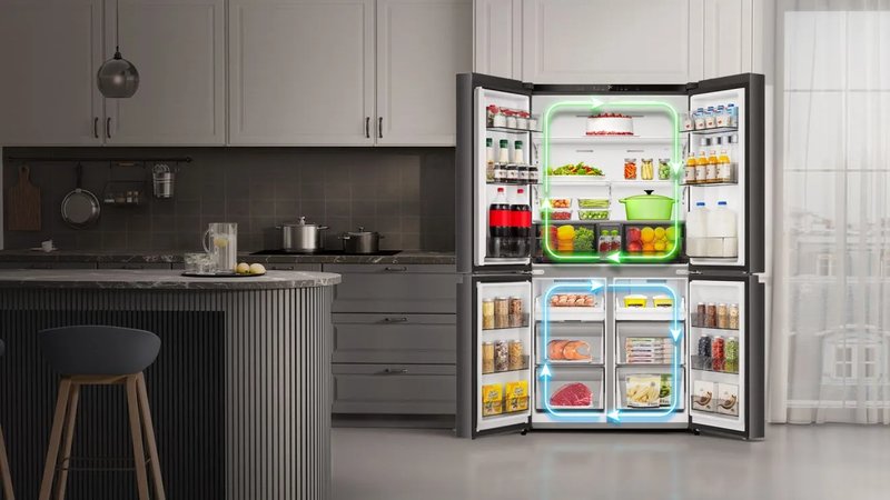 Hisense RQ5P640SYSD — Dual-Tech chladenie