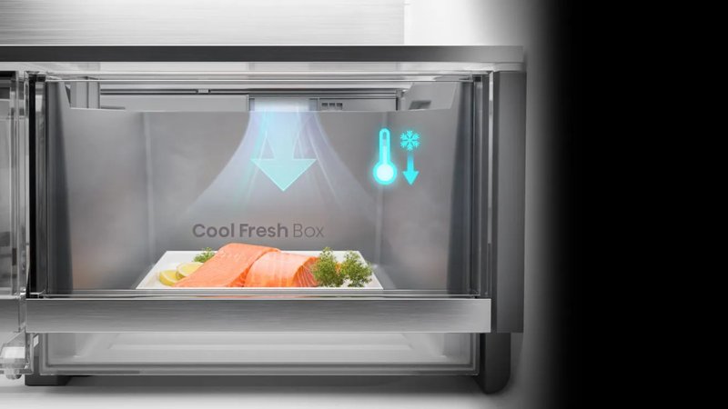 Hisense RQ5P640SYSD — Zásuvka Cool Fresh Box