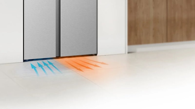 Hisense RS3P538NAFE — Bottom Cooling System
