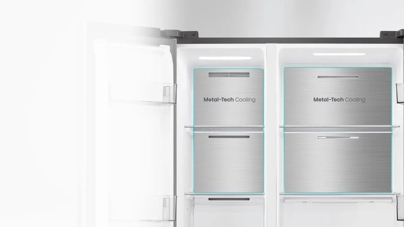 Hisense RS3P538NAFE — Metal-Tech chladenie