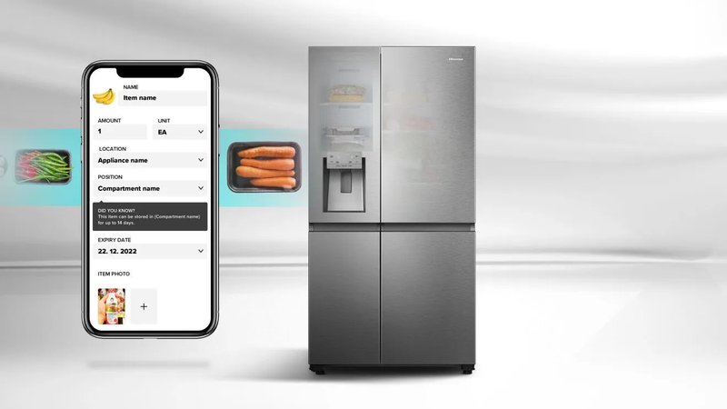 Hisense RS818N4IFD — Inteligentné uskladnenie potravín