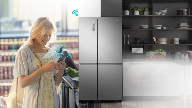 Hisense RS818N4IID — Inteligentné pripojenie s ConnectLife