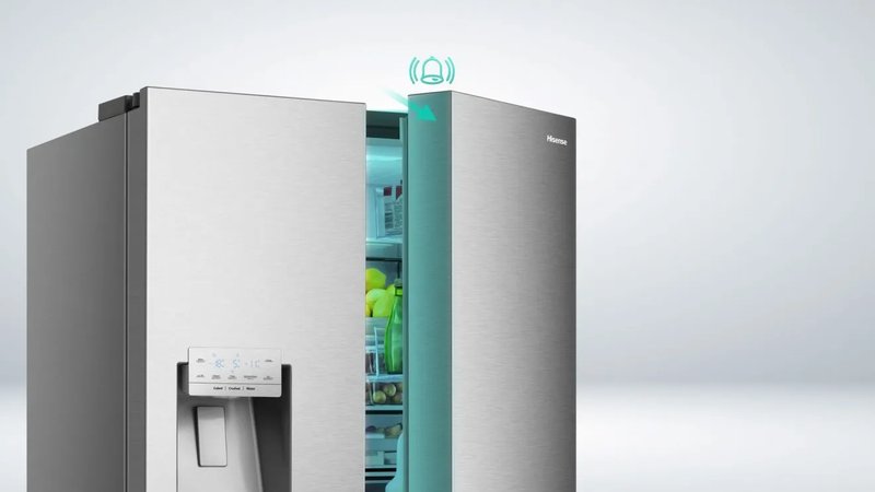 Hisense RS818N4IID — Alarm otvorených dverí