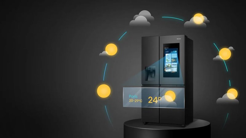 Hisense RS9P628GPFE — Počasie