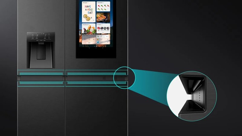 Hisense RS9P628GPFE — Integrované madlo