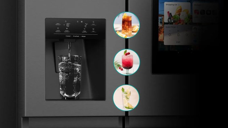 Hisense RS9P628GPFE — Dávkovač ľadu a vody