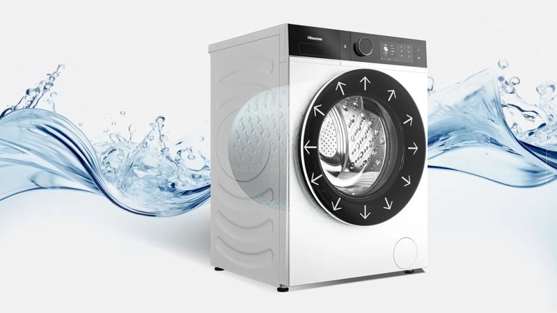 Hisense WD5I8043BWF — Max Drum