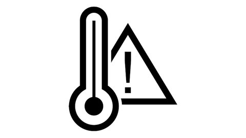 Liebherr FNC 7026 — Teplotný poplach