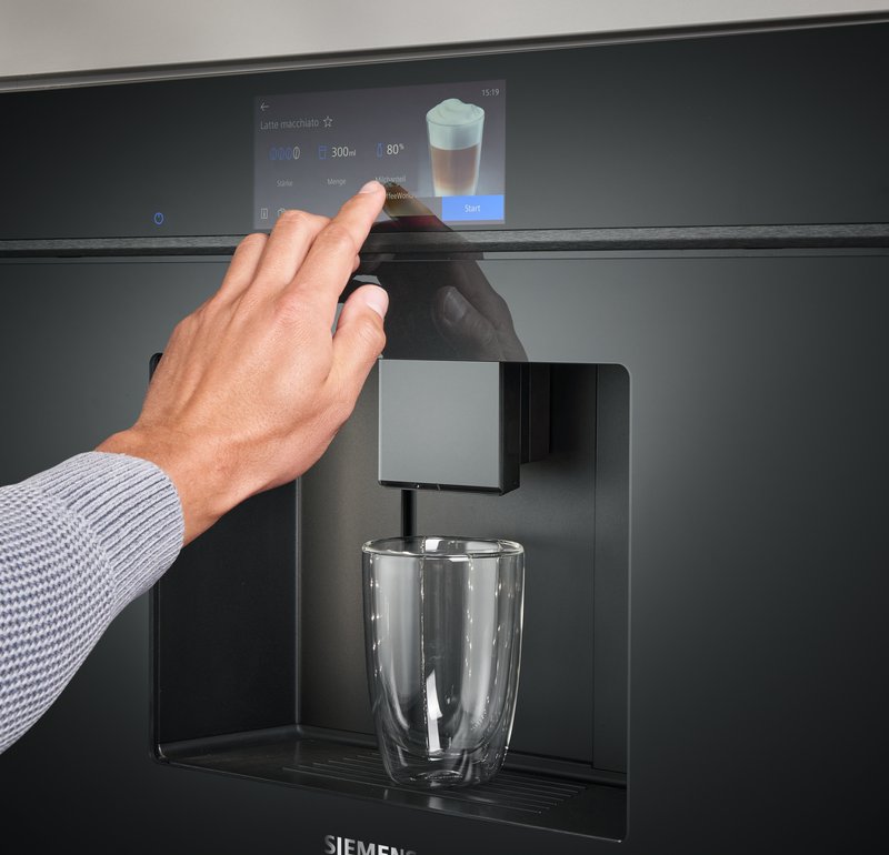 Siemens CT718L1B0 — TFT-Touchdisplay Pro – veľký farebný dotykový displej pre pohodlné ovládanie.