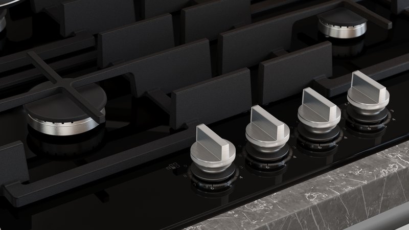 Siemens EN6B6HK40 — Mečovité gombíky: ergonomické ovládanie pre varenie bez námahy