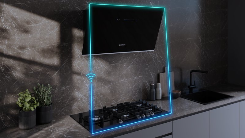 Siemens ER6A6PH40 — cookConnect: ovládajte rôzne funkcie svojho odsávača pár, ako je úroveň výkonu alebo svetlo, priamo z varnej dosky (s vhodným odsávačom pár Siemens)