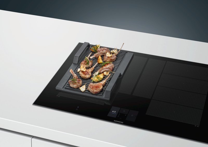 Siemens EX61AHYC1E — flexInduction Plus: inteligentná rozšíriteľná varná plocha, ktorá sa dokonale prispôsobí vášmu riadu