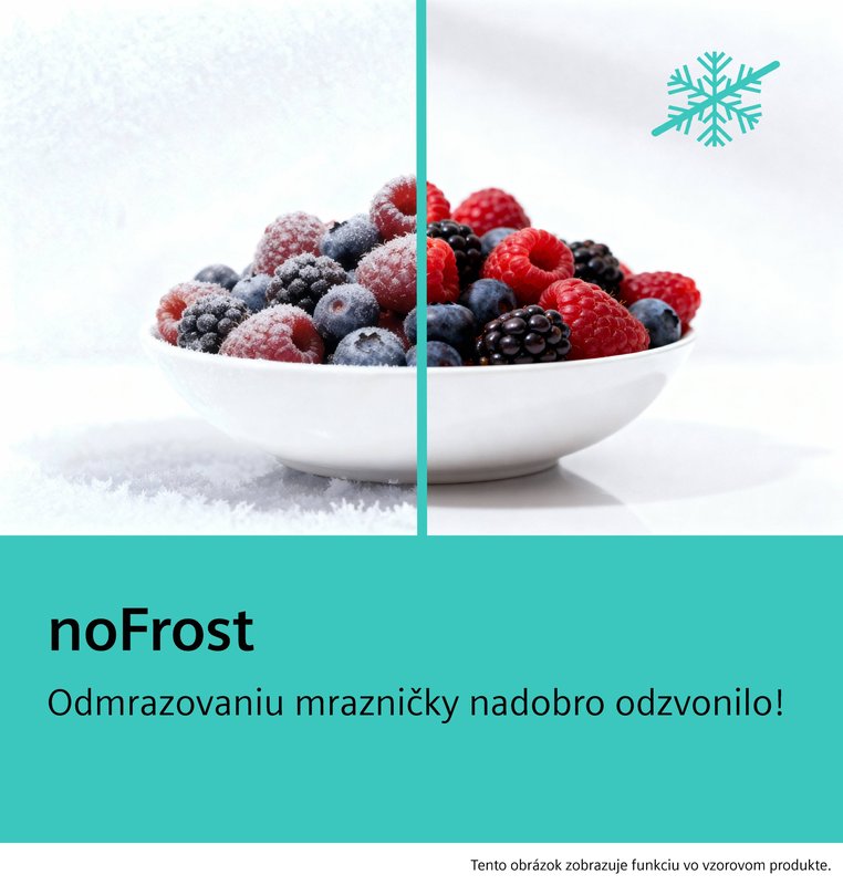 Siemens GU21NADE0 — noFrost: už žiadne odmrazovanie!