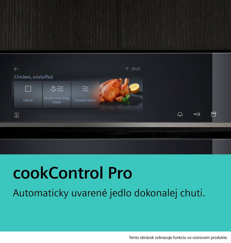 Siemens HB778G3B1 — cookControl Pro: vynikajúce výsledky bez ohľadu na recept či okolnosti.