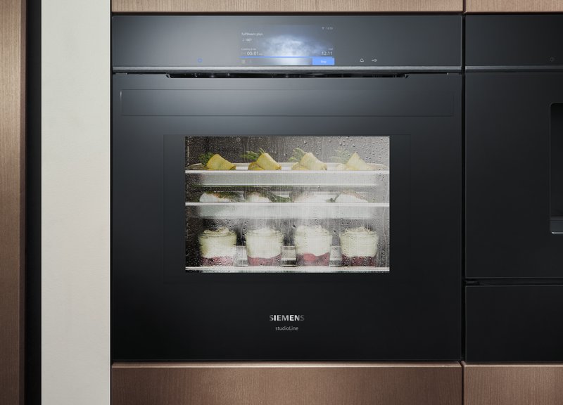 Siemens HS758G3B1 — fullSteam Plus﻿: rýchle a zdravé varenie v pare.